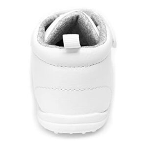 Carter's baby boys Charlie-p First Walker Shoe, White, 2.5 Infant US