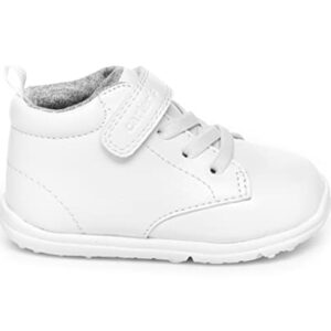 Carter's baby boys Charlie-p First Walker Shoe, White, 2.5 Infant US