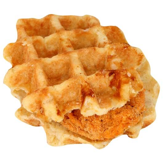 Tyson Hot N Spicy Chicken and Waffle Sandwich, 0.288 Pound -- 12 per case.