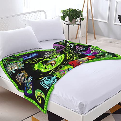 Kavcoc Warm and Cozy Anime Blanket: All-Season Flannel Fleece Throw for Sofa, Bed, and Living Room - 60x50 Inches