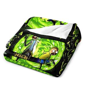 Kavcoc Warm and Cozy Anime Blanket: All-Season Flannel Fleece Throw for Sofa, Bed, and Living Room - 60x50 Inches