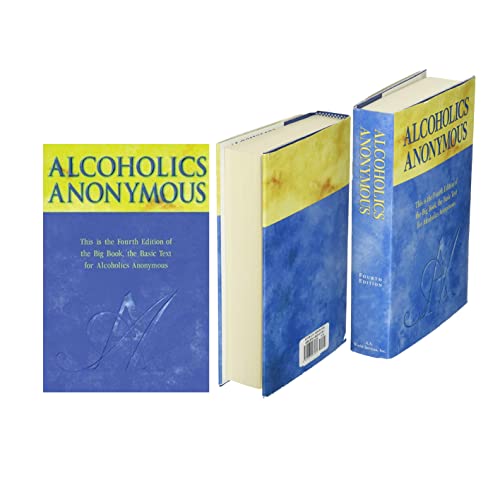 Pink AA Bookcover with Big Book of Alcoholics Anonymous Included You Get Both