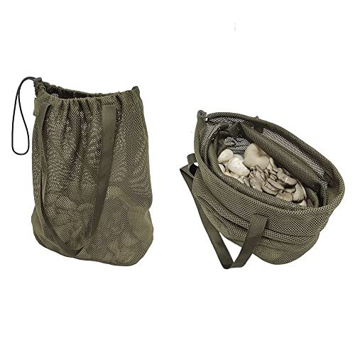 Acropolis Mushroom Foraging Bag - Forage Purse for Morels - Mushroom Hunting Bag Picking for Adults and Kids - Haversack Crossbag - Forage Pouch for Hiking, Morel Mushrooms, Camping