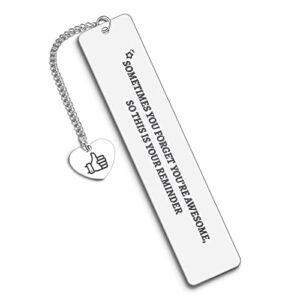inspirational bookmark gifts for women men thank you gift for boss leader coworker birthday teachers’ day christmas graduation gifts for her him friend teacher nurse student daughter son bookmark gift