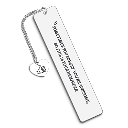 Inspirational Bookmark Gifts for Women Men Thank You Gift for Boss Leader Coworker Birthday Teachers' Day Christmas Graduation Gifts for Her Him Friend Teacher Nurse Student Daughter Son Bookmark Gift