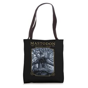 mastodon – hushed and grim cover tote bag