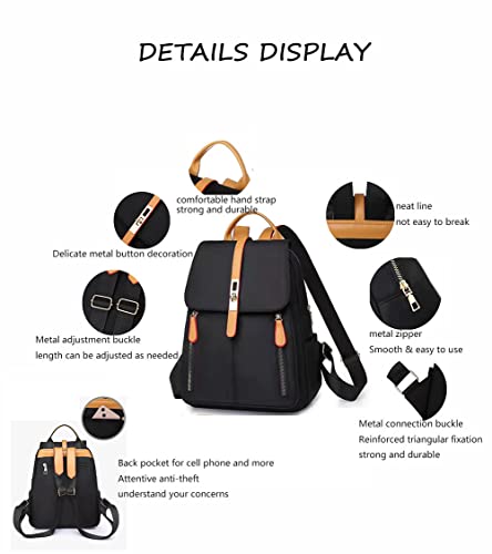 Women Backpack Purse Waterproof Nylon Anti-theft Rucksack Lightweight Shoulder Bag Travel Bag Handbag student bag Satchel Bag