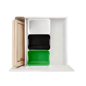 I-K-E-A VARIERA Storage Organizer Box Green PET Plastic 9 ½x6 ¾