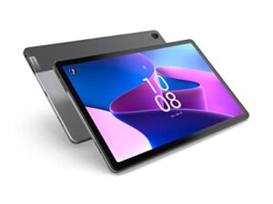 lenovo tab m10 plus (3rd gen) – 2022 – long battery life – 10″ fhd – front & rear 8mp camera – 4gb memory – upto128gb storage – android 12 or later