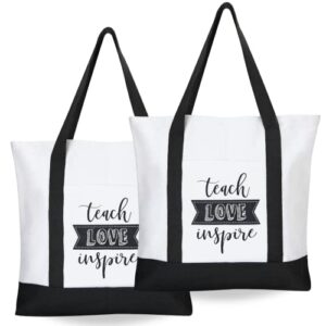 ecohip 2 pack totes bag teacher appreciation gifts for women christmas