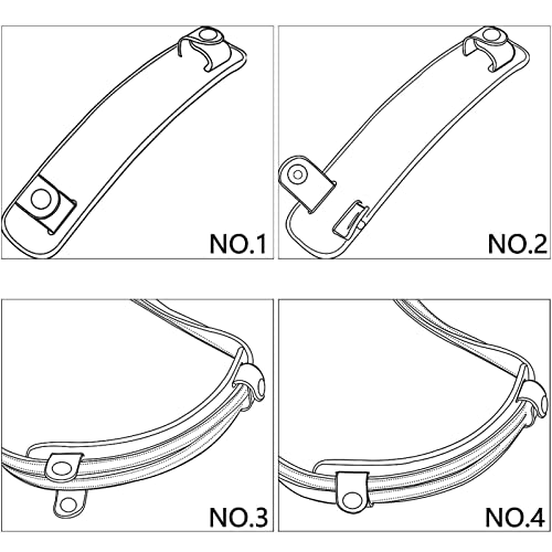 Genuine Leather Crossbody Replacement Adjustable Shoulder Straps for Boston,Bucket,Mini tote,purses,handbags…