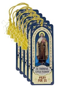 st therese little flower laminated bookmark set of 5