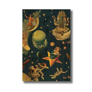 xiangfa the smashing pumpkins flag mellon collie and the infinite sadness poster canvas wall art print painting posters unframed 12x18inch(30x45cm)