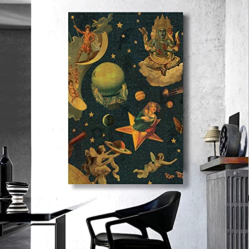 XIANGFA The Smashing Pumpkins Flag Mellon Collie and the Infinite Sadness Poster Canvas Wall Art Print Painting Posters unframed 12x18inch(30x45cm)