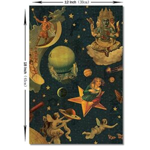 XIANGFA The Smashing Pumpkins Flag Mellon Collie and the Infinite Sadness Poster Canvas Wall Art Print Painting Posters unframed 12x18inch(30x45cm)