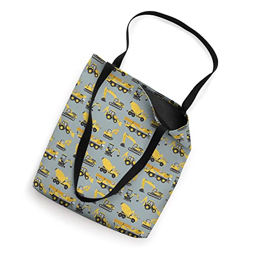 Fun Construction Vehicles Truck Pattern Tote Bag