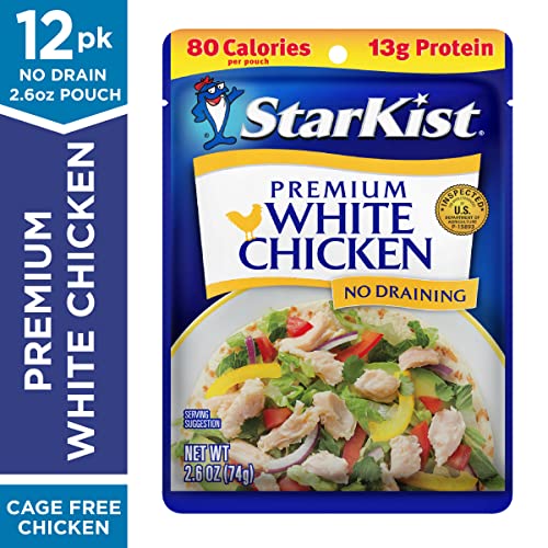 StarKist Premium White Chicken - 2.6 oz Pouch (Pack of 12)