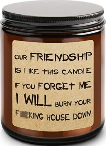 gifts for friends, friendship gifts for graduates, best gifts for her/him, funny scented candles for men women, birthday christmas thanksgiving presents