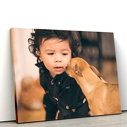 Custom Canvas Prints Personalized Canvas Wall Art With Your Photo With Framed (6" Wx8 H)