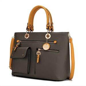 MKF Collection Satchel Bag for Women’s Crossbody Tote Handbag Top-Handle Purse