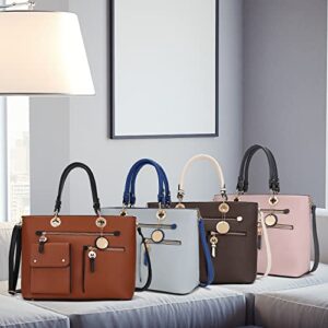 MKF Collection Satchel Bag for Women’s Crossbody Tote Handbag Top-Handle Purse