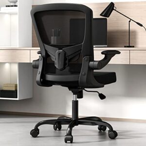 sytas ergonomic mesh office chair, home office desk chairs ergonomic, computer chair adjustable lumbar support