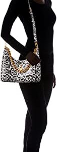 GUESS Centre Stage Hobo, Black/White Leopard