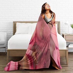 Wjikan Nicki Rapper Minaj Super Soft Micro Fleece Blanket Home Decoration Warm Flannel Blanket 50 inch x40 inch , Black