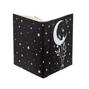 Ystardream Gothic Moon Book Sleeve for Book Lovers Book Covers for Adult 9x11 Inch Book Sox for Most Hardcover Books Washable, Reusable Protective Covers for Textbooks