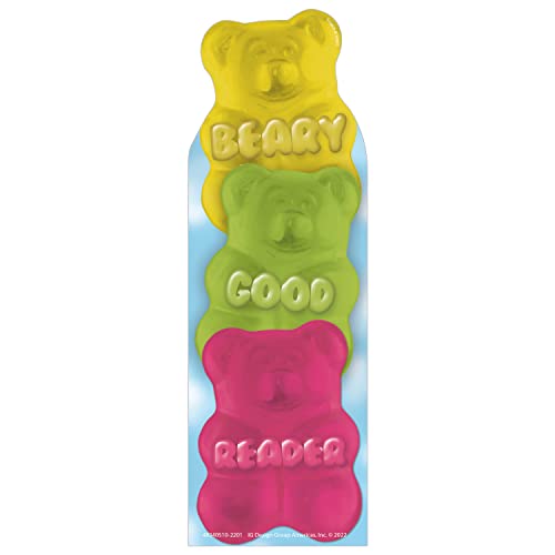 Eureka Beary Good Reader Gummy Bear Scented Bookmarks, Pack of 24