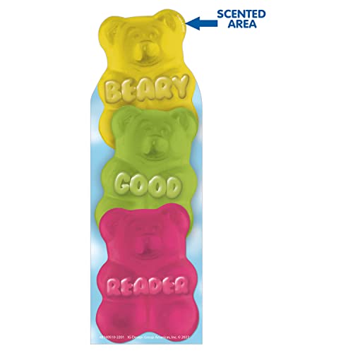 Eureka Beary Good Reader Gummy Bear Scented Bookmarks, Pack of 24