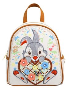 danielle nicole x disney bambi thumper loves miss bunny mini backpack – fashion cosplay disneybound cute backpacks
