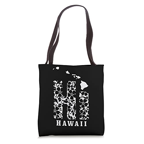 Hawaii HI Hawaiian Islands Map Surf Surfer Hilo Maui Tote Bag