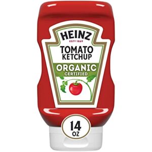 heinz organic tomato ketchup (14 oz bottle)