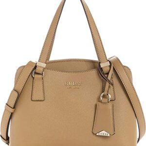 GUESS Lyndi Small Girlfriend Satchel, Beige