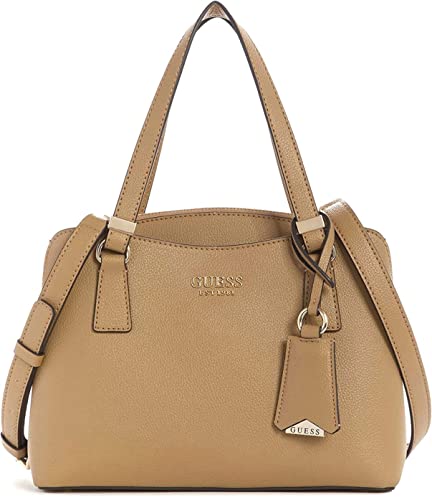 GUESS Lyndi Small Girlfriend Satchel, Beige