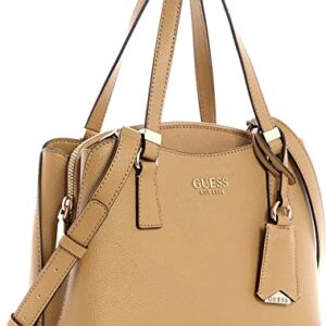 GUESS Lyndi Small Girlfriend Satchel, Beige