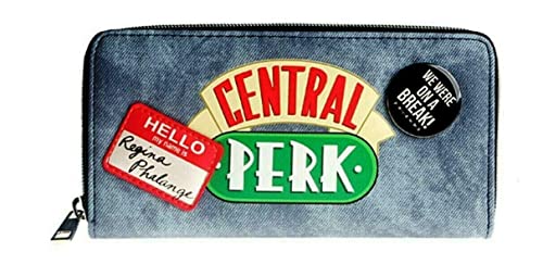 Classic Series Friends Coffee Shop Logo Zip Around Clutch Wallet