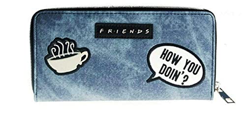 Classic Series Friends Coffee Shop Logo Zip Around Clutch Wallet