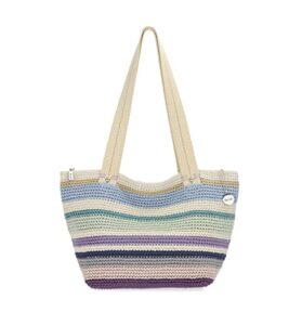 the sak mendocino recycled tote, roomy hobo bag with dual shoulder straps