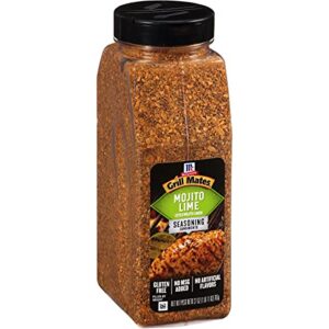 mccormick grill mates mojito lime seasoning, 27 oz – one 27 ounce container of mojito seasoning, perfect on shrimp tacos, chicken wings, lamb chops and more