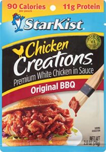 starkist chicken creations classic bbq, 2.6 oz, pack of 12