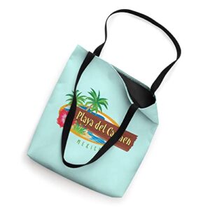 Playa del Carmen Vintage Mid-Century Design Tote Bag