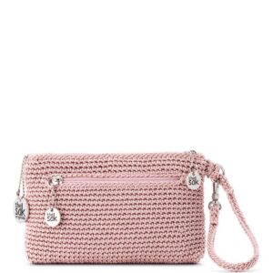 The Sak Crochet Craze Whatever Wristlet, Convertible Design, Seashell