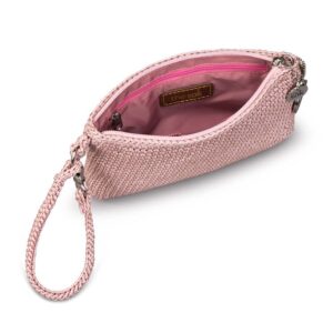 The Sak Crochet Craze Whatever Wristlet, Convertible Design, Seashell