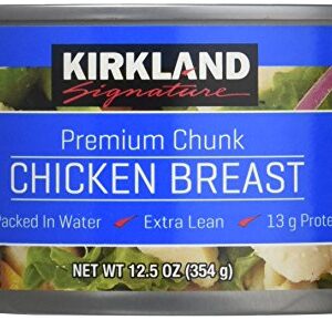 Kirkland Recipes Recettes Premium Chunk Chicken Breast in Water (3 - 12.5oz cans)