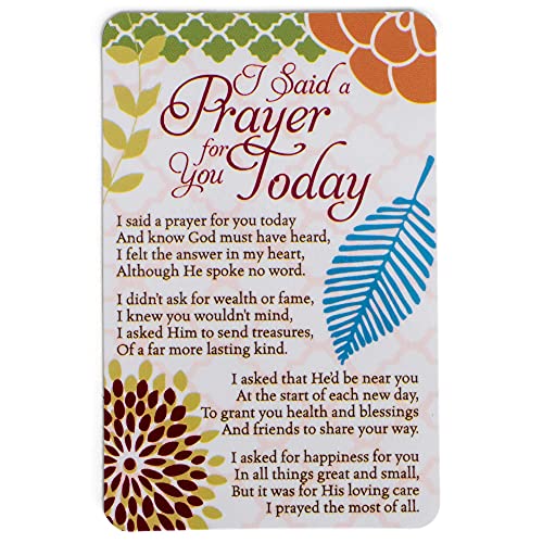 Pocket Card Bookmark Pack of 12 - I Said a Prayer for You Today