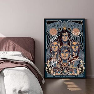IDfine Greta Van Fleet Poster Canvas Wall Art Paintings Rock Band Posters for Living Room Bedroom Decor Birthday Gift Unframed (12x18inch(30x45cm))
