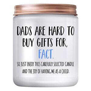 Birthday Gifts for Dad from Daughter, Son - Retirement Gifts for Dad, Christmas Gifts Who Have Everything for Dad, Husband, Men Best Father Day Gifts - Smoke Vanilla Scented Candles