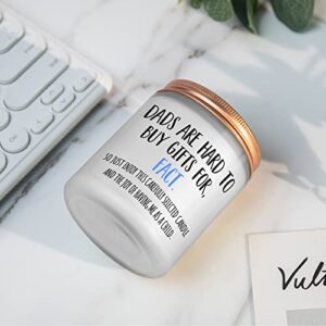 Birthday Gifts for Dad from Daughter, Son - Retirement Gifts for Dad, Christmas Gifts Who Have Everything for Dad, Husband, Men Best Father Day Gifts - Smoke Vanilla Scented Candles